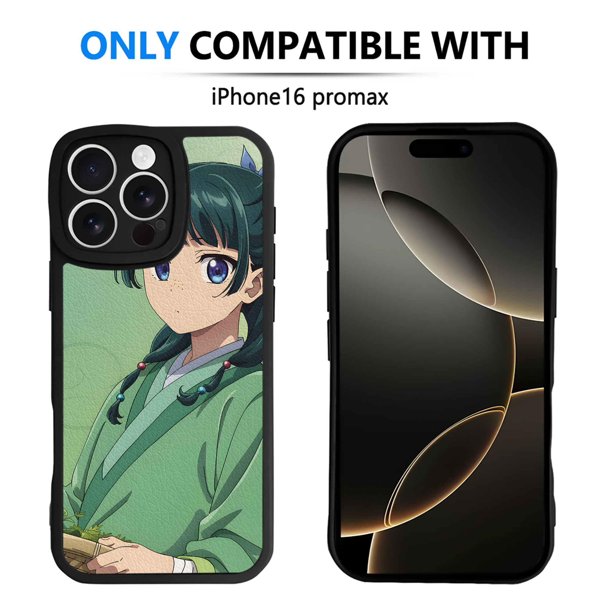 （画像用） 薬屋のひとりごと The Apothecary Diaries 【iPhone 16シリーズ対応】シリコンスマホケース（レザー調） 材質：シリコン